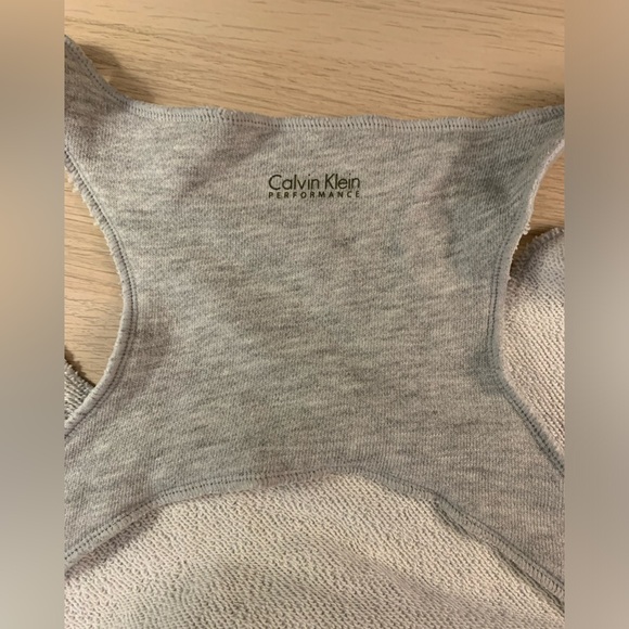 Calvin Klein Performance Grey Tank Top - Picture 4 of 7